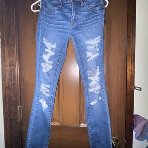 Pacsun skinny Blue Distressed Women's Jeans
